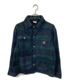 Pointer（ポインター）の古着「ブラックウォッチ柄シャツジャケット」｜グリーン