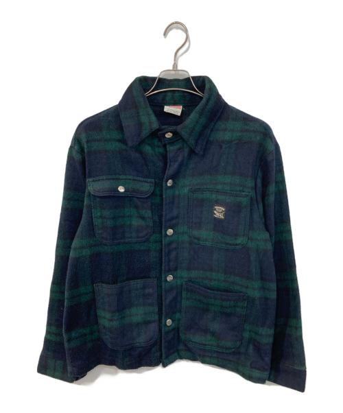 Pointer（ポインター）Pointer (ポインター) ブラックウォッチ柄シャツジャケット グリーン サイズ:SIZE Mの古着・服飾アイテム