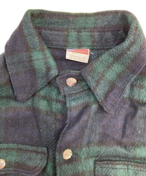 Pointer（ポインター）Pointer (ポインター) ブラックウォッチ柄シャツジャケット グリーン サイズ:SIZE Mの古着・服飾アイテム