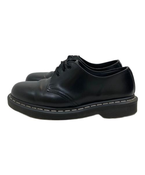 Dr.Martens（ドクターマーチン）Dr.Martens (ドクターマーチン) 1461 ホワイトステッチ 3 ホール シューズ ブラック サイズ:SIZE UK8の古着・服飾アイテム