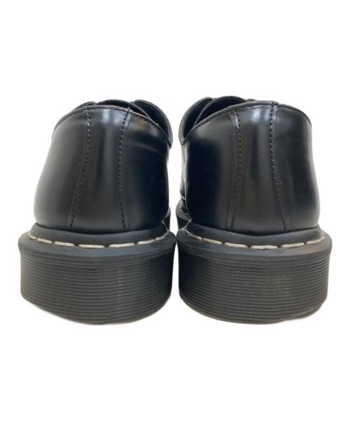 Dr.Martens（ドクターマーチン）Dr.Martens (ドクターマーチン) 1461 ホワイトステッチ 3 ホール シューズ ブラック サイズ:SIZE UK8の古着・服飾アイテム