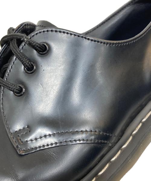 Dr.Martens（ドクターマーチン）Dr.Martens (ドクターマーチン) 1461 ホワイトステッチ 3 ホール シューズ ブラック サイズ:SIZE UK8の古着・服飾アイテム