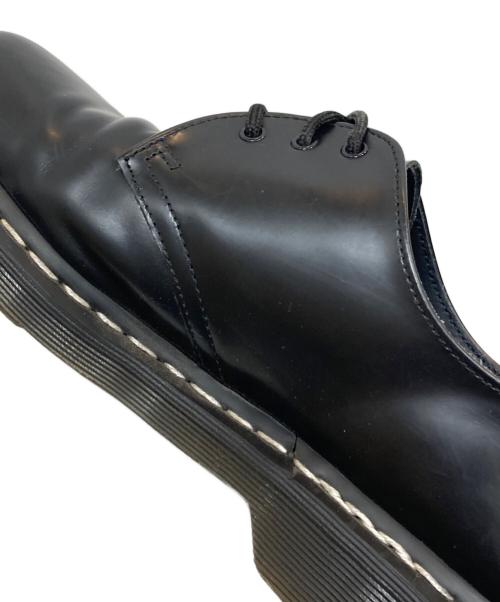 Dr.Martens（ドクターマーチン）Dr.Martens (ドクターマーチン) 1461 ホワイトステッチ 3 ホール シューズ ブラック サイズ:SIZE UK8の古着・服飾アイテム
