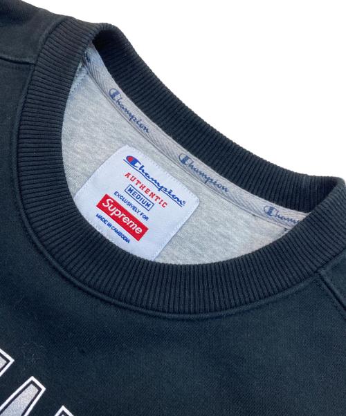 Champion（チャンピオン）Champion (チャンピオン) Supreme (シュプリーム) Stay In School Crewneck ブラック サイズ:MEDIUMの古着・服飾アイテム