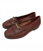 Salvatore Ferragamoサルヴァトーレ フェラガモ）の古着「レザーローファー」｜ブラウン