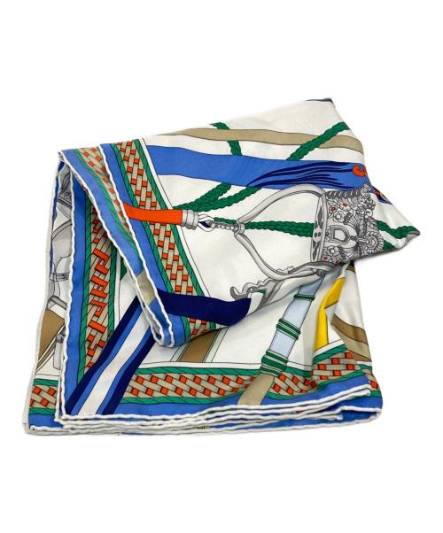 HERMES（エルメス）HERMES (エルメス) カレ ウォッシュ90 ホワイトの古着・服飾アイテム