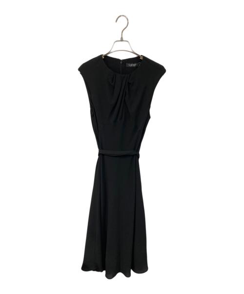 LAUREN RALPH LAUREN（ローレンラルフローレン）LAUREN RALPH LAUREN (ローレンラルフローレン) ノースリーブワンピース ブラック サイズ:SIZE 00の古着・服飾アイテム
