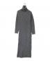 MaxMara（マックスマーラ）の古着「カシミヤ混 ウール タートルネック ニットワンピース」｜グレー