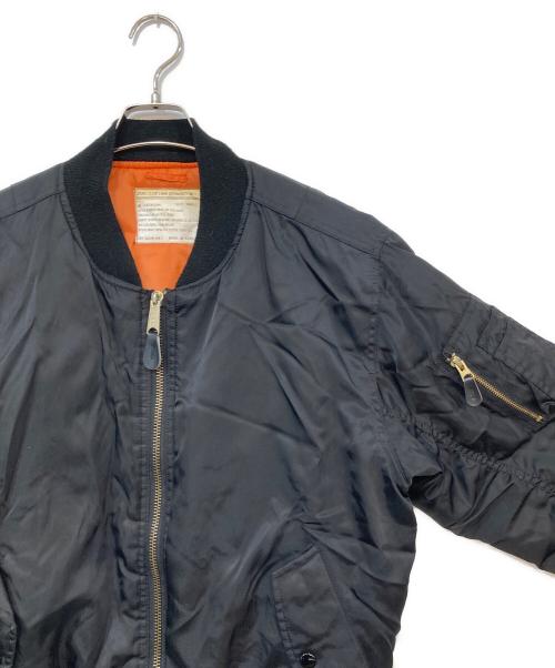 ALPHA（アルファ）ALPHA (アルファ) MA-1ジャケット ブラック サイズ:SMALLの古着・服飾アイテム