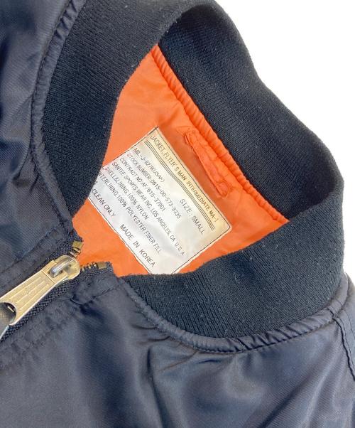 ALPHA（アルファ）ALPHA (アルファ) MA-1ジャケット ブラック サイズ:SMALLの古着・服飾アイテム