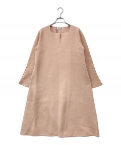 中古・古着通販】amerge. (アメルジュ) ニット切替ワンピース ブラック