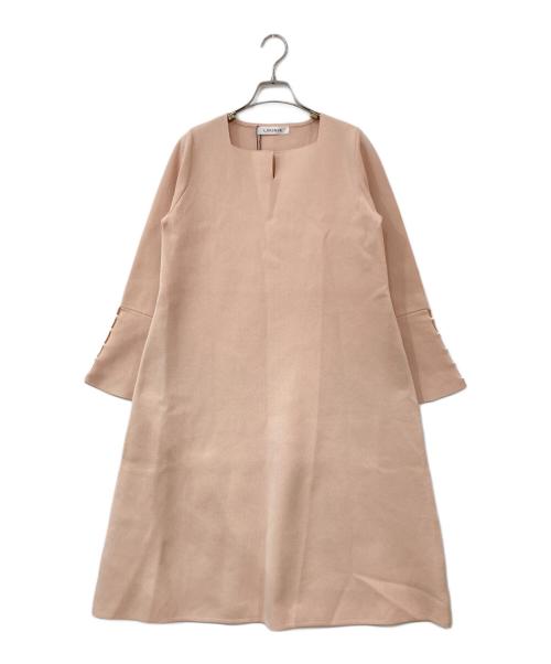 LOUNIE（ルーニー）LOUNIE (ルーニー) 袖パール ニット ワンピース ピンク サイズ:Fの古着・服飾アイテム