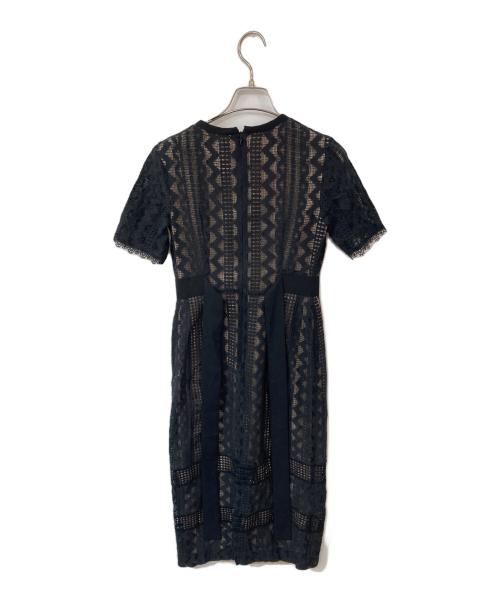LAGUNA MOON（ラグナムーン）LAGUNA MOON (ラグナムーン) ジオメトリックレースドレス ブラック サイズ:Sの古着・服飾アイテム