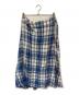 O'NEIL OF DUBLIN（オニールオブダブリン）の古着「リネンチェックスカート」｜ブルー