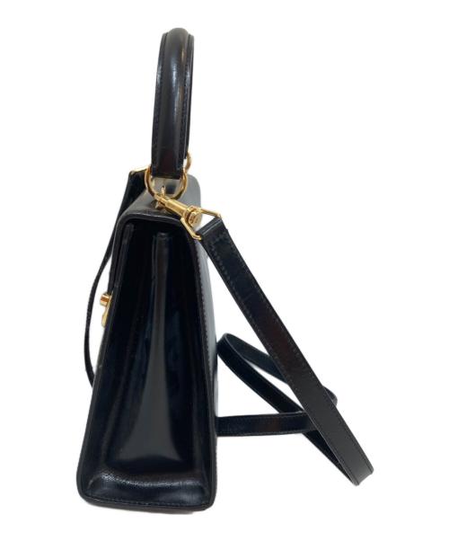 GUCCI（グッチ）GUCCI (グッチ) レディロック2WAYバッグ ブラックの古着・服飾アイテム