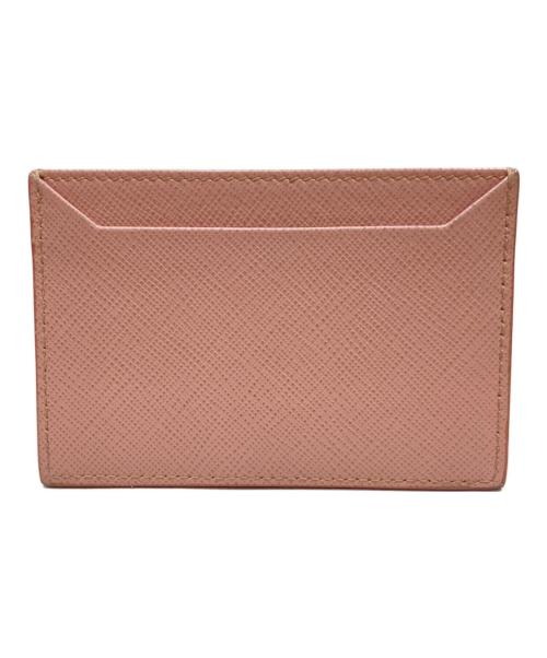 PRADA（プラダ）PRADA (プラダ) SAFFIANO CUIR BALTICOカードケース ピンクの古着・服飾アイテム