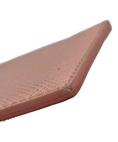 PRADA（プラダ）PRADA (プラダ) SAFFIANO CUIR BALTICOカードケース ピンクの古着・服飾アイテム