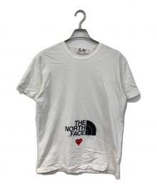 PLAY COMME des GARCONS×THE NORTH FACE（プレイコムデギャルソン×ザ ノース フェイス）の古着「プリントカットソー」｜ホワイト