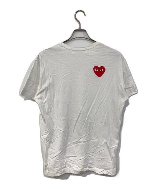 PLAY COMME des GARCONS（プレイコムデギャルソン）PLAY COMME des GARCONS (プレイコムデギャルソン) THE NORTH FACE (ザ ノース フェイス) プリントカットソー ホワイト サイズ:SIZE XLの古着・服飾アイテム