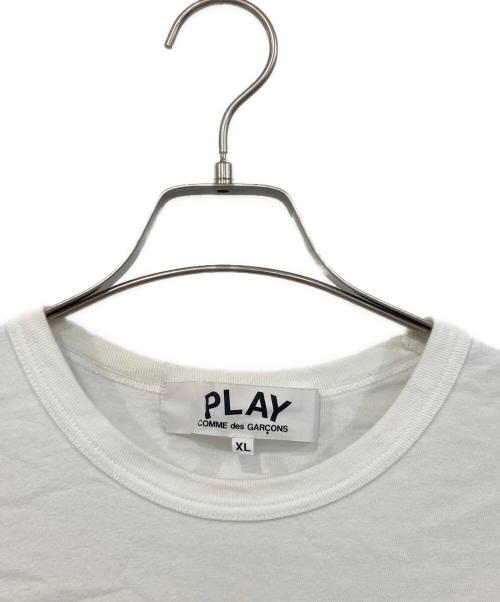 PLAY COMME des GARCONS（プレイコムデギャルソン）PLAY COMME des GARCONS (プレイコムデギャルソン) THE NORTH FACE (ザ ノース フェイス) プリントカットソー ホワイト サイズ:SIZE XLの古着・服飾アイテム