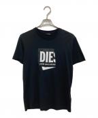 DIESELディーゼル）の古着「ロゴTシャツ」｜ブラック