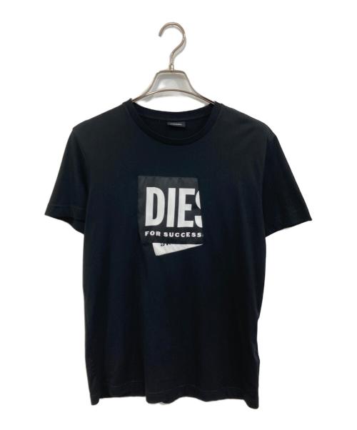 DIESEL（ディーゼル）DIESEL (ディーゼル) ロゴTシャツ ブラック サイズ:SIZE Mの古着・服飾アイテム
