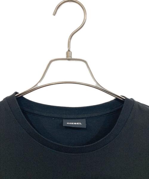 DIESEL（ディーゼル）DIESEL (ディーゼル) ロゴTシャツ ブラック サイズ:SIZE Mの古着・服飾アイテム