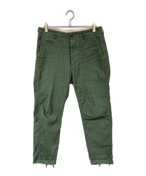 BEAMS PLUS（ビームスプラス）BEAMS PLUS (ビームスプラス) Engineered Garments (エンジニアドガーメンツ) 別注ベイカーパンツ グリーン サイズ:32の古着・服飾アイテム