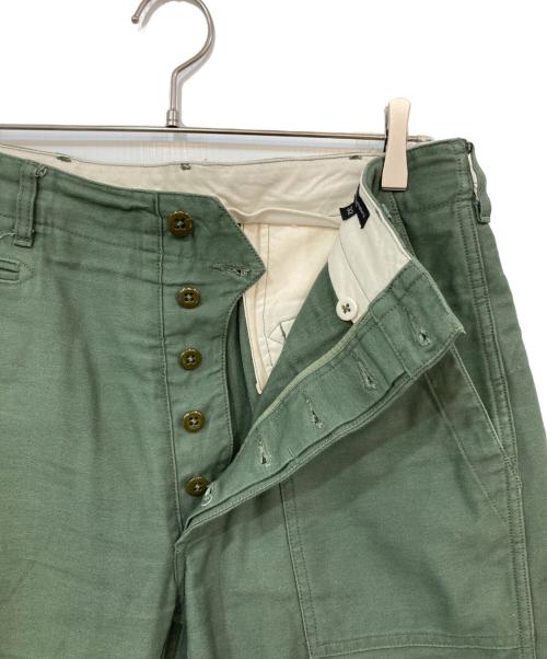 BEAMS PLUS（ビームスプラス）BEAMS PLUS (ビームスプラス) Engineered Garments (エンジニアドガーメンツ) 別注ベイカーパンツ グリーン サイズ:32の古着・服飾アイテム
