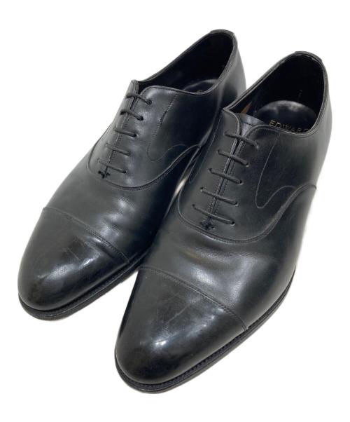Edward Green（エドワードグリーン）Edward Green (エドワードグリーン) CHELSEA ストレートチップ ブラック サイズ:SIZE 8F LAST:82の古着・服飾アイテム