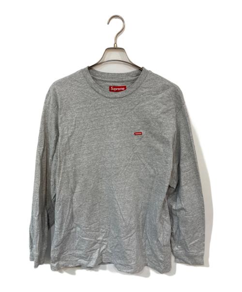 SUPREME（シュプリーム）SUPREME (シュプリーム) small box logo L/S tee グレー サイズ:SIZE Lの古着・服飾アイテム