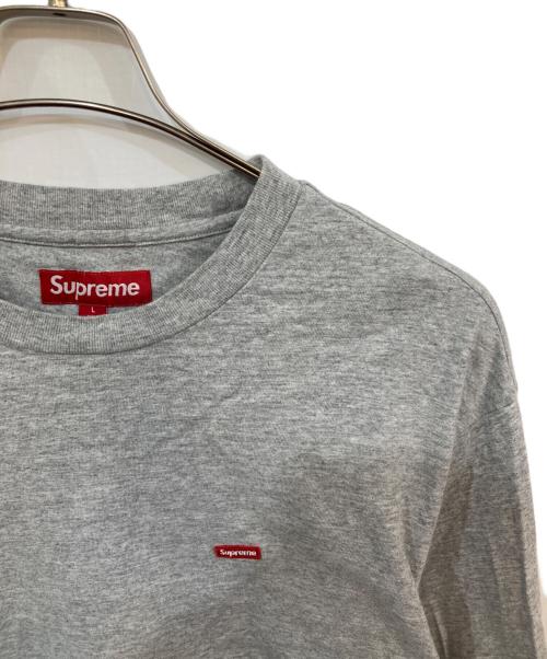 SUPREME（シュプリーム）SUPREME (シュプリーム) small box logo L/S tee グレー サイズ:SIZE Lの古着・服飾アイテム