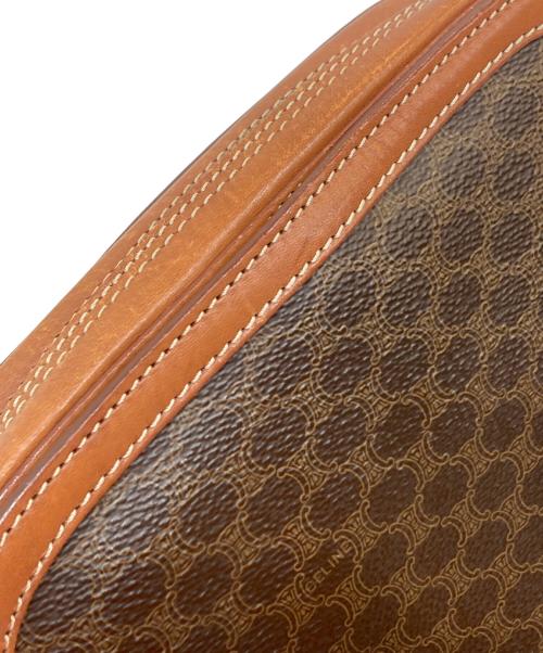 CELINE（セリーヌ）CELINE (セリーヌ) マカダムショルダーバッグ ブラウンの古着・服飾アイテム