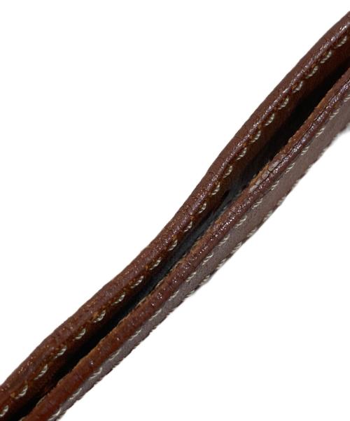 CELINE（セリーヌ）CELINE (セリーヌ) マカダムショルダーバッグ ブラウンの古着・服飾アイテム