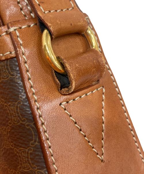 CELINE（セリーヌ）CELINE (セリーヌ) マカダムショルダーバッグ ブラウンの古着・服飾アイテム