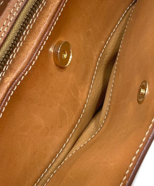 CELINE（セリーヌ）CELINE (セリーヌ) マカダムショルダーバッグ ブラウンの古着・服飾アイテム