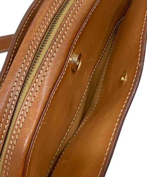 CELINE（セリーヌ）CELINE (セリーヌ) マカダムショルダーバッグ ブラウンの古着・服飾アイテム