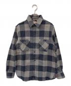 SUGAR CANEシュガーケーン）の古着「チェックシャツ」｜グレー