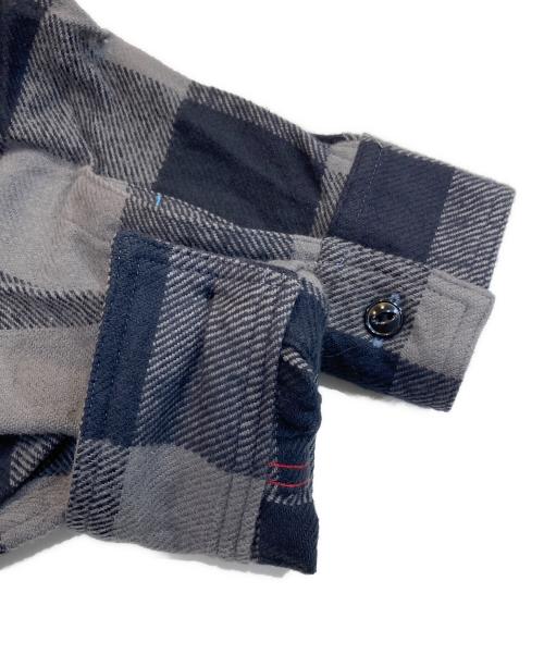 SUGAR CANE（シュガーケーン）SUGAR CANE (シュガーケーン) チェックシャツ グレー サイズ:SMALLの古着・服飾アイテム