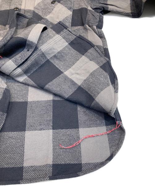 SUGAR CANE（シュガーケーン）SUGAR CANE (シュガーケーン) チェックシャツ グレー サイズ:SMALLの古着・服飾アイテム