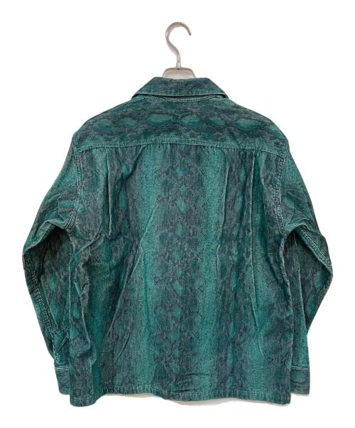 STYLE EYES（スタイルアイズ）STYLE EYES (スタイルアイズ) オープンカラーシャツ グリーン サイズ:Lの古着・服飾アイテム