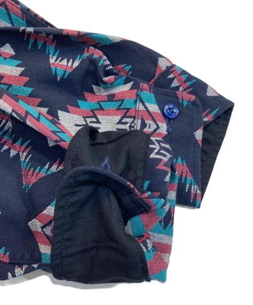 SUGAR CANE（シュガーケーン）SUGAR CANE (シュガーケーン) ネイティブアメリカン・コットンジャガードジップシャツジャケット マルチカラー サイズ:Lの古着・服飾アイテム