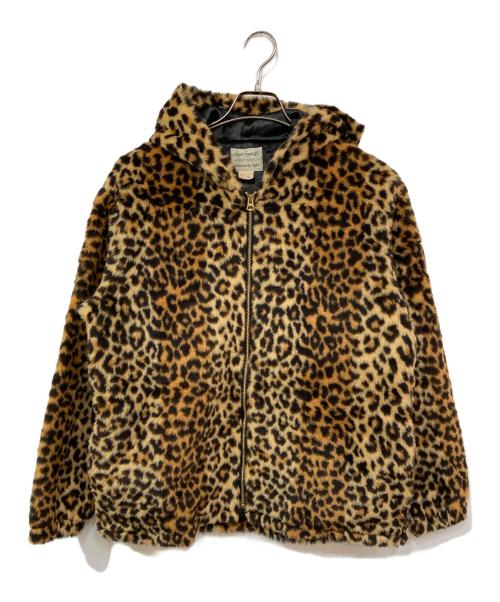 STYLE EYES（スタイルアイズ）STYLE EYES (スタイルアイズ) レオパード柄 ジップパーカー イエロー×ブラウン サイズ:SIZE 38の古着・服飾アイテム