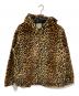 STYLE EYES（スタイルアイズ）の古着「レオパード柄 ジップパーカー」｜イエロー×ブラウン