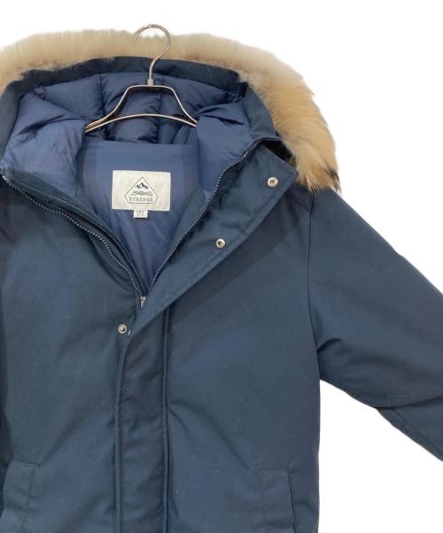 Pyrenex（ピレネックス）Pyrenex (ピレネックス) ANNECY FUR ダウンジャケット ネイビー サイズ:Sの古着・服飾アイテム
