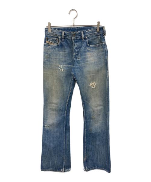 DIESEL（ディーゼル）DIESEL (ディーゼル) フレアデニムパンツ ブラック サイズ:SIZE 71cm (W28)の古着・服飾アイテム