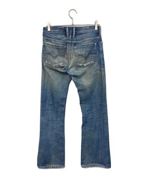 DIESEL（ディーゼル）DIESEL (ディーゼル) フレアデニムパンツ ブラック サイズ:SIZE 71cm (W28)の古着・服飾アイテム