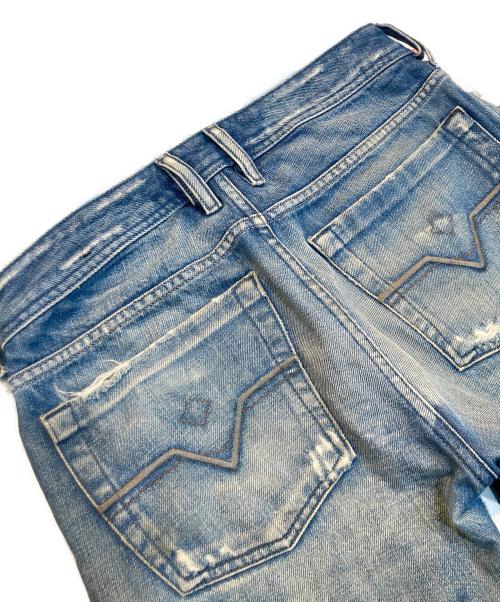 DIESEL（ディーゼル）DIESEL (ディーゼル) フレアデニムパンツ ブラック サイズ:SIZE 71cm (W28)の古着・服飾アイテム