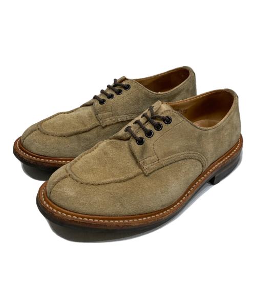 Tricker's（トリッカーズ）Tricker's (トリッカーズ) ハンドソーンダービーシューズ ベージュ サイズ:SIZE 8の古着・服飾アイテム