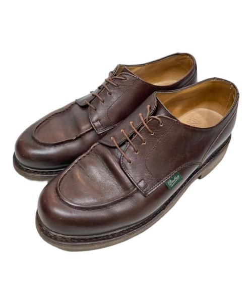 PARABOOT（パラブーツ）PARABOOT (パラブーツ) CHAMBORD/シャンボール Uチップシューズ ブラウン サイズ:8の古着・服飾アイテム
